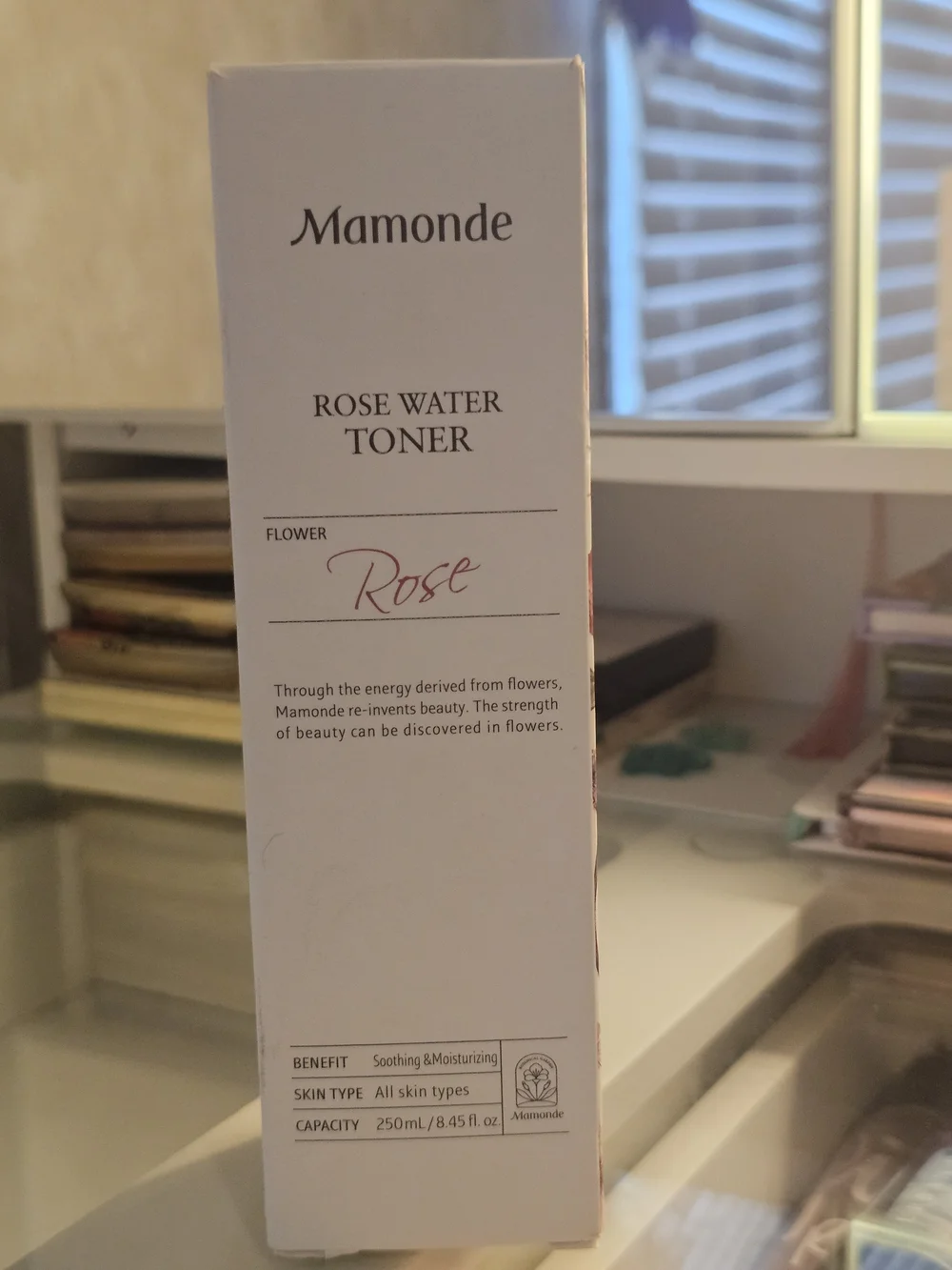 Mamonde Rose Water Toner 250mL 8.45 oz Korean Skincare NERose Water Toner - Pink